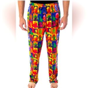 Star Wars Drawstring Pajama Pants- Worhol Pop Art Men’s Size Small